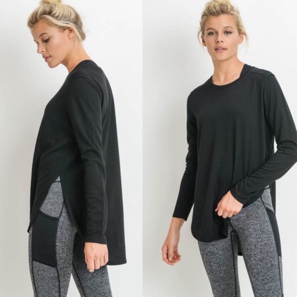 RESTOCKED! Mono B Long-sleeve Athleisure Flow Top - Picture 3 of 6